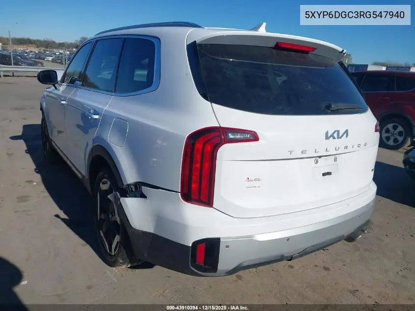 5XYP6DGC3RG547940 2024 Kia Telluride S