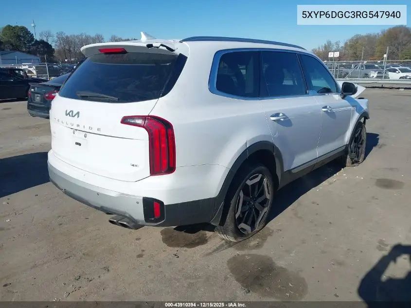 5XYP6DGC3RG547940 2024 Kia Telluride S