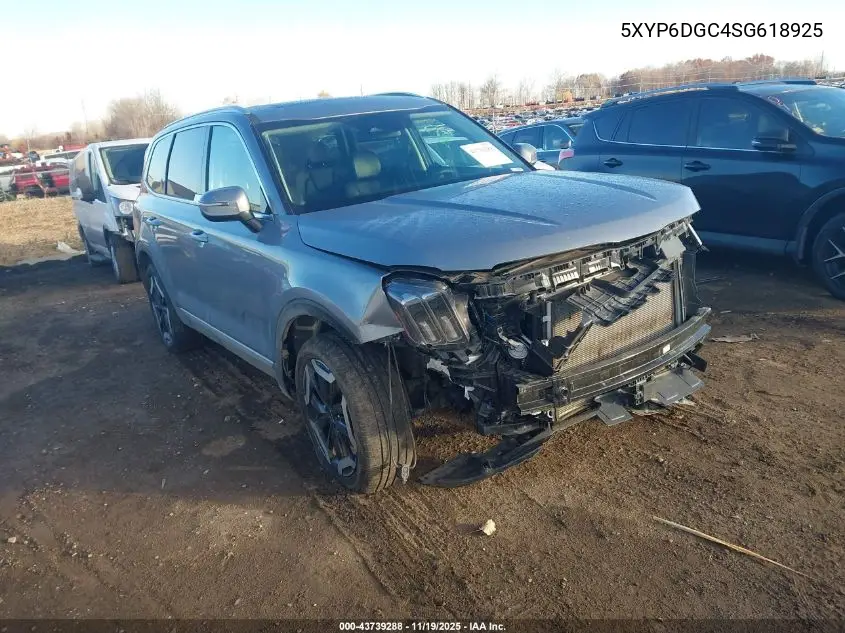 5XYP6DGC4SG618925 2025 Kia Telluride S
