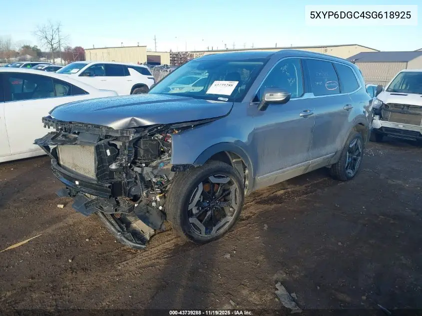 5XYP6DGC4SG618925 2025 Kia Telluride S