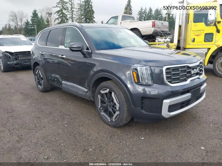 5XYP6DGCXSG698392 2025 Kia Telluride S