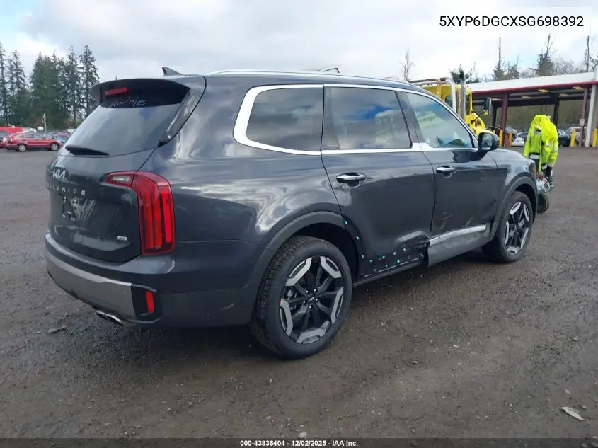 5XYP6DGCXSG698392 2025 Kia Telluride S