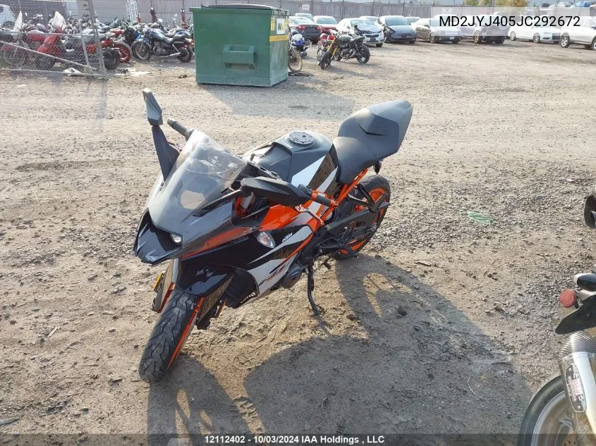 MD2JYJ405JC292672 2018 Ktm 390 Duke