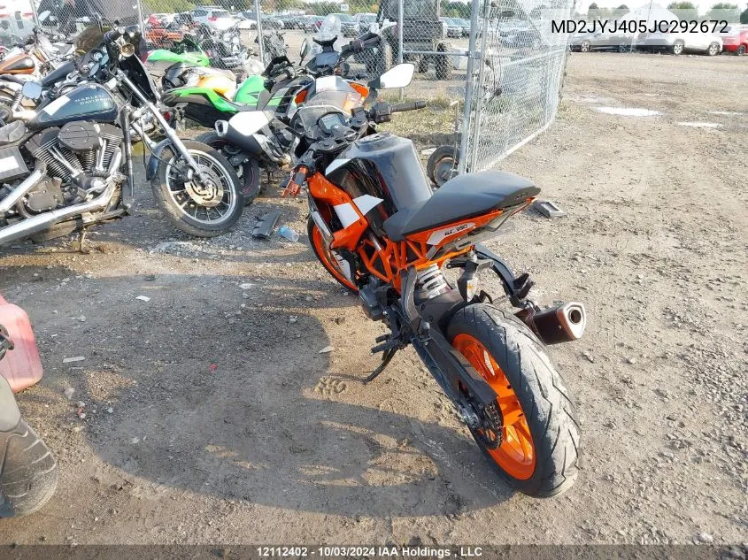 MD2JYJ405JC292672 2018 Ktm 390 Duke