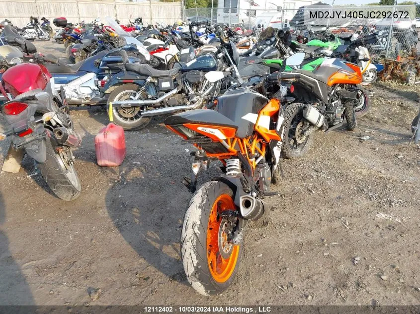 MD2JYJ405JC292672 2018 Ktm 390 Duke