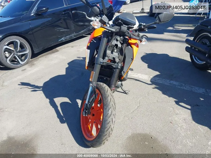 MD2JPJ405JC253048 2018 Ktm 390 Duke