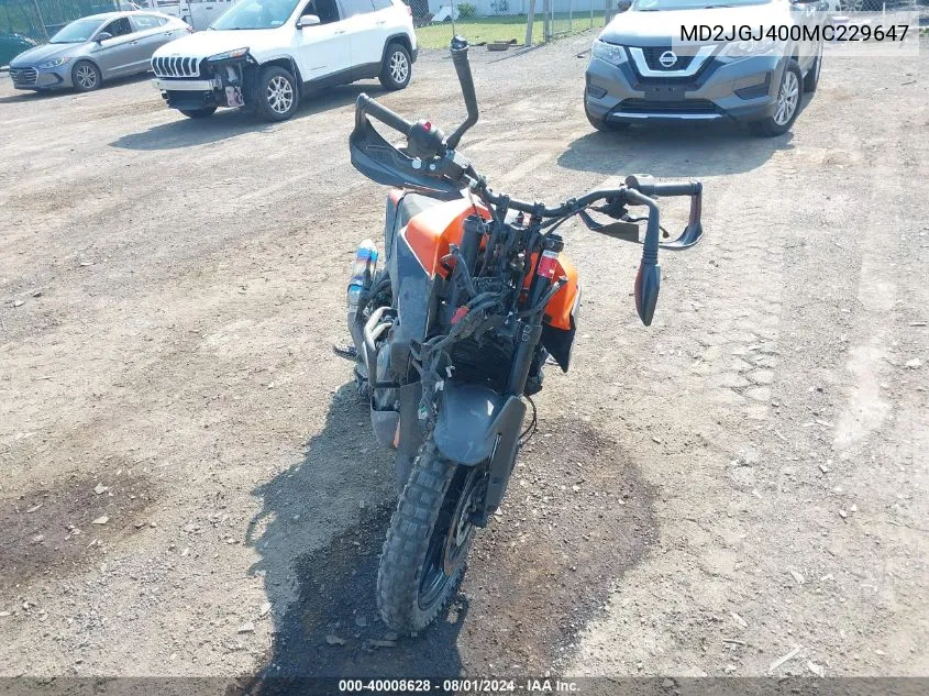 MD2JGJ400MC229647 2021 Ktm 390 Adventure