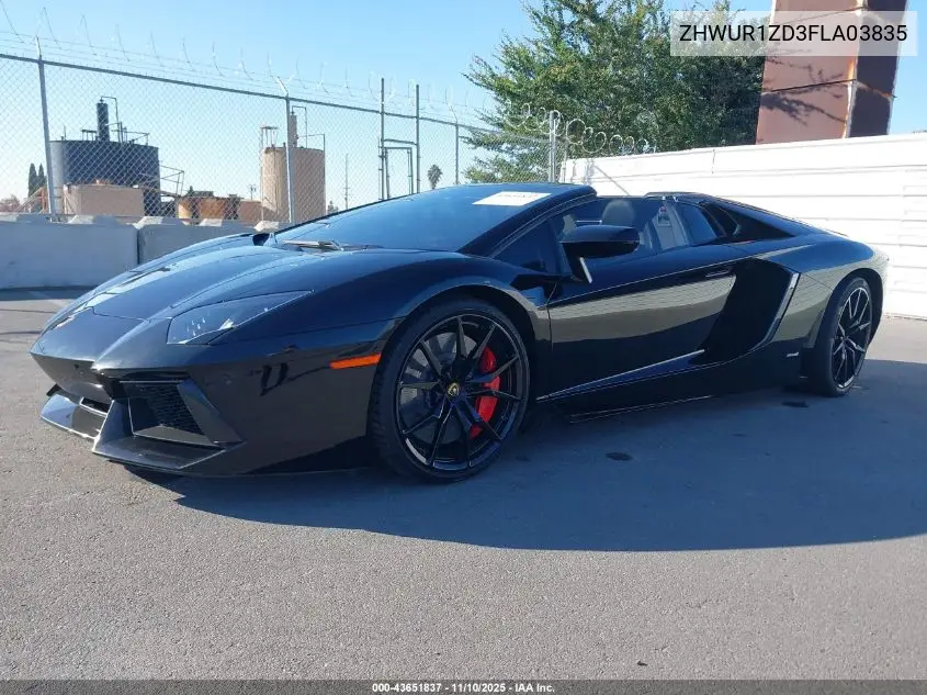 ZHWUR1ZD3FLA03835 2015 Lamborghini Aventador Lp700-4