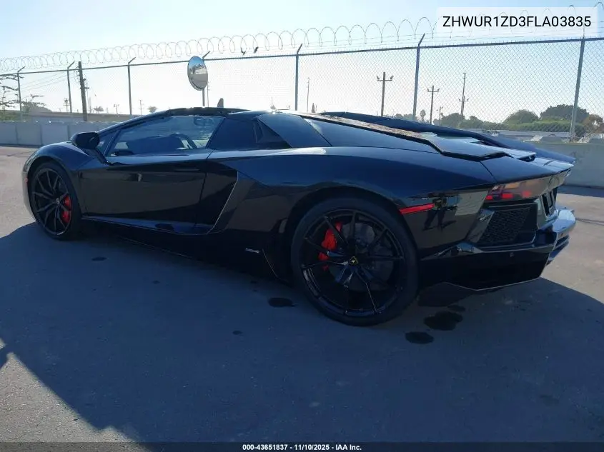 ZHWUR1ZD3FLA03835 2015 Lamborghini Aventador Lp700-4