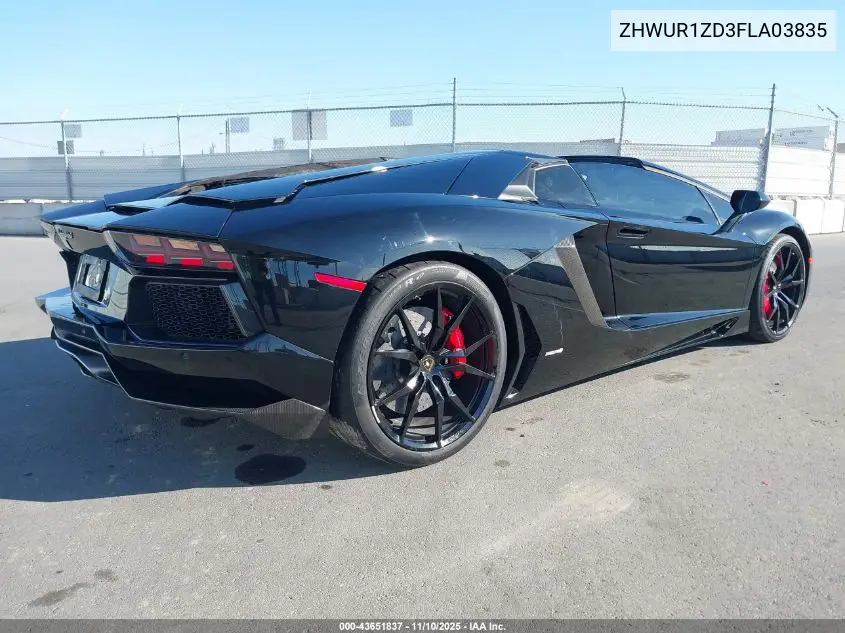 ZHWUR1ZD3FLA03835 2015 Lamborghini Aventador Lp700-4