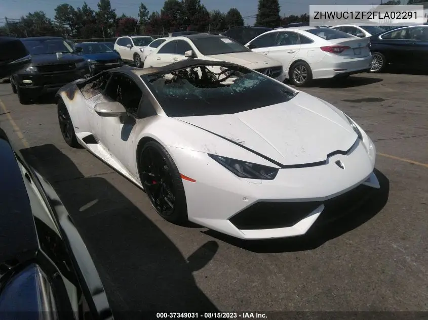 ZHWUC1ZF2FLA02291 2015 Lamborghini Huracan Lp610-4