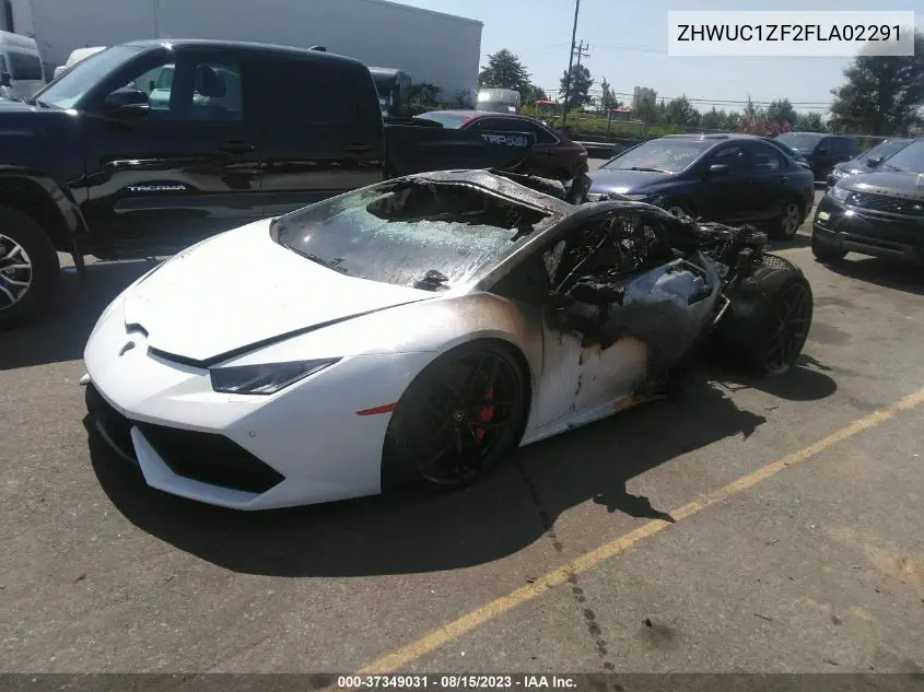 ZHWUC1ZF2FLA02291 2015 Lamborghini Huracan Lp610-4