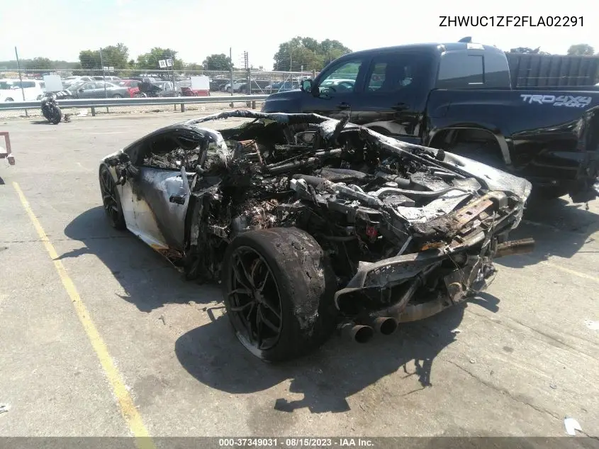 ZHWUC1ZF2FLA02291 2015 Lamborghini Huracan Lp610-4