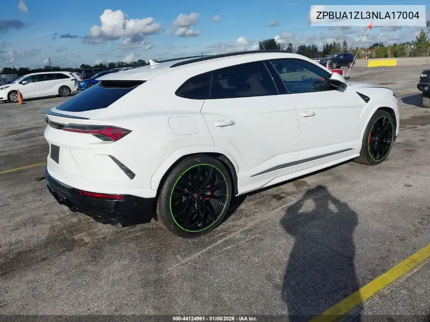 ZPBUA1ZL3NLA17004 2022 Lamborghini Urus