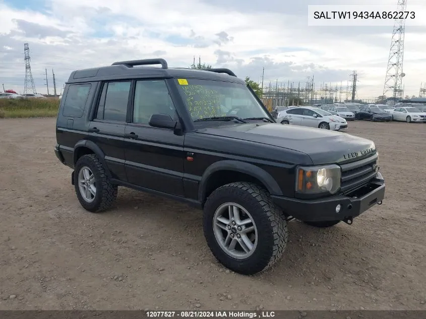 2004 Land Rover Discovery Ii VIN: SALTW19434A862273 Lot: 12077527