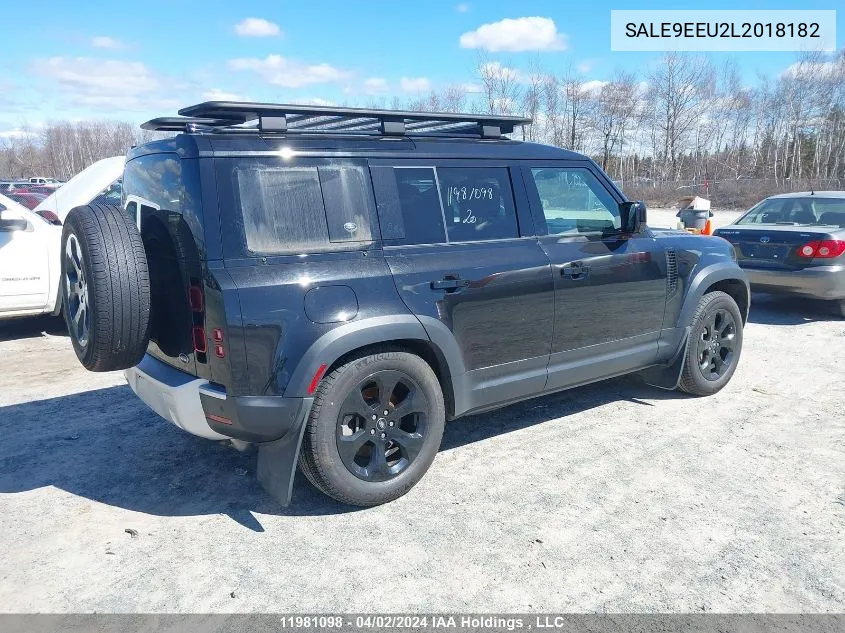 SALE9EEU2L2018182 2020 Land Rover Defender