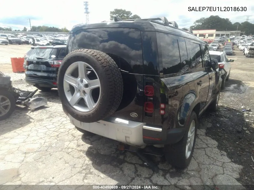 2020 Land Rover Defender 110 Se VIN: SALEP7EU1L2018630 Lot: 40450689