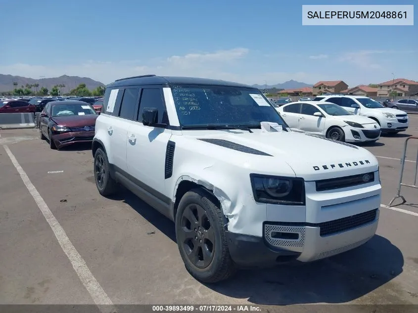 2021 Land Rover Defender 110 Se VIN: SALEPERU5M2048861 Lot: 39893499