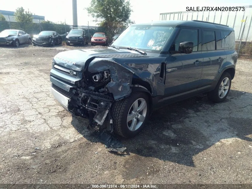 2022 Land Rover Defender 110 S VIN: SALEJ7RX4N2082573 Lot: 39672374