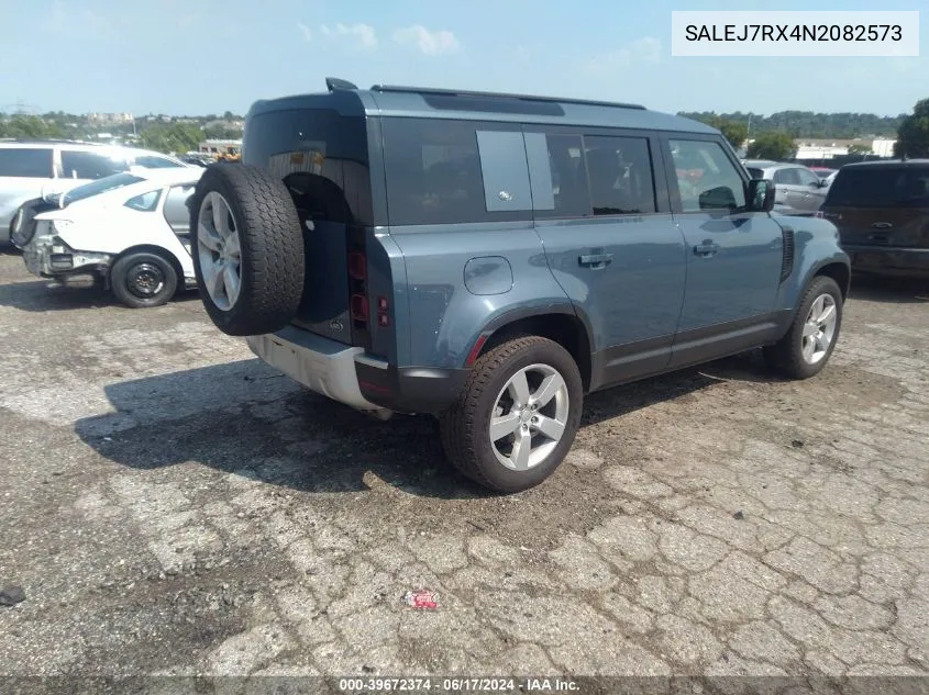 SALEJ7RX4N2082573 2022 Land Rover Defender 110 S