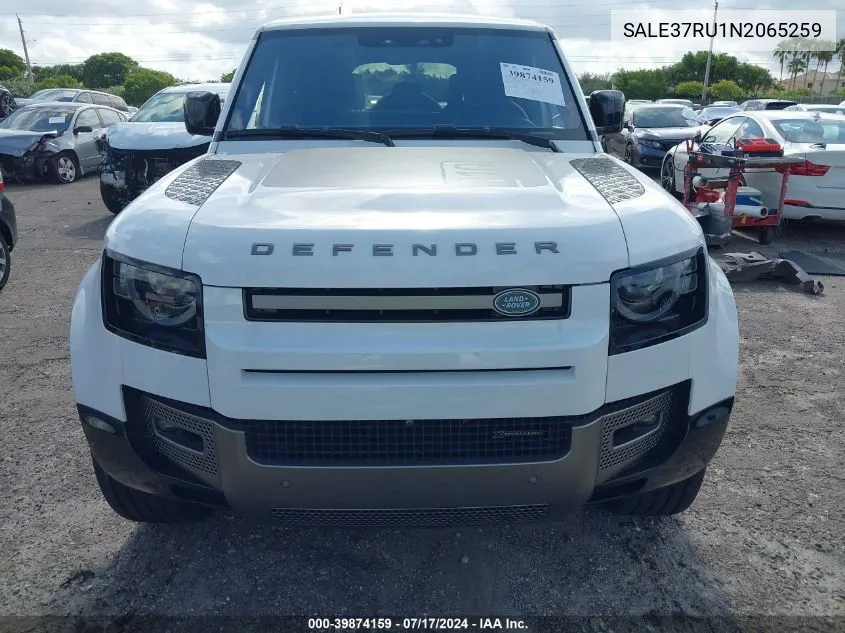 2022 Land Rover Defender 110 X-Dynamic Hse VIN: SALE37RU1N2065259 Lot: 39874159