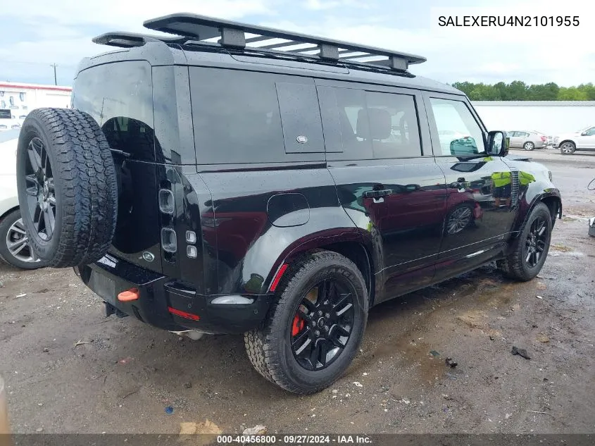 2022 Land Rover Defender 110 X VIN: SALEXERU4N2101955 Lot: 40456800