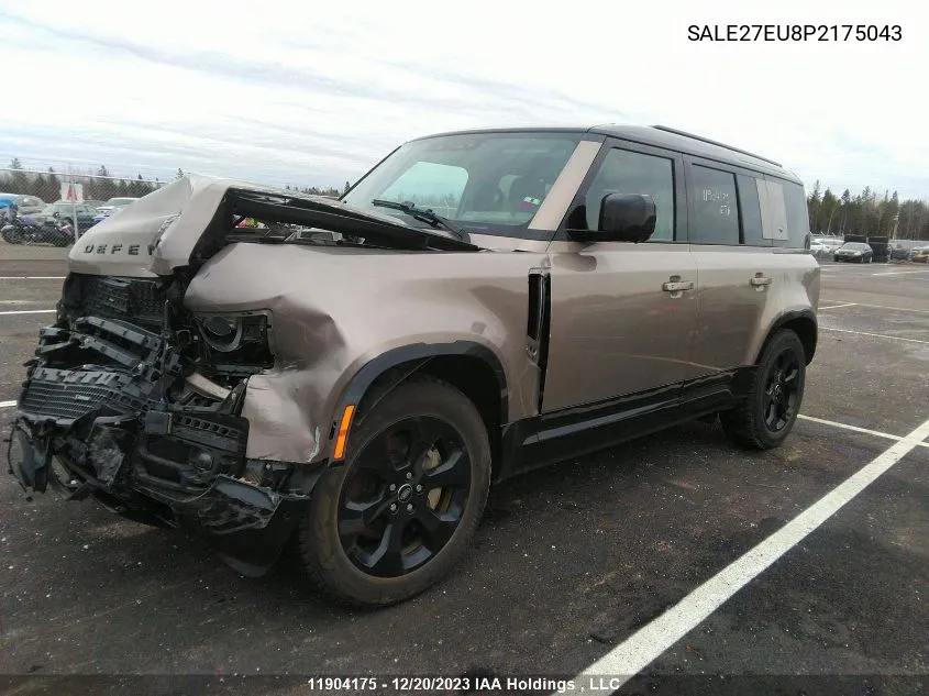 2023 Land Rover Defender VIN: SALE27EU8P2175043 Lot: 11904175