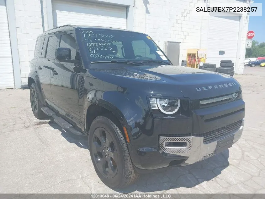 2023 Land Rover Defender VIN: SALEJ7EX7P2238257 Lot: 12013048