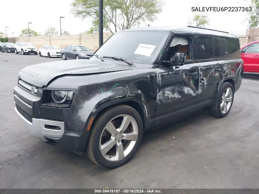 2023 Land Rover Defender 130 First Edition VIN: SALEVFEU6P2237363 Lot: 39419187