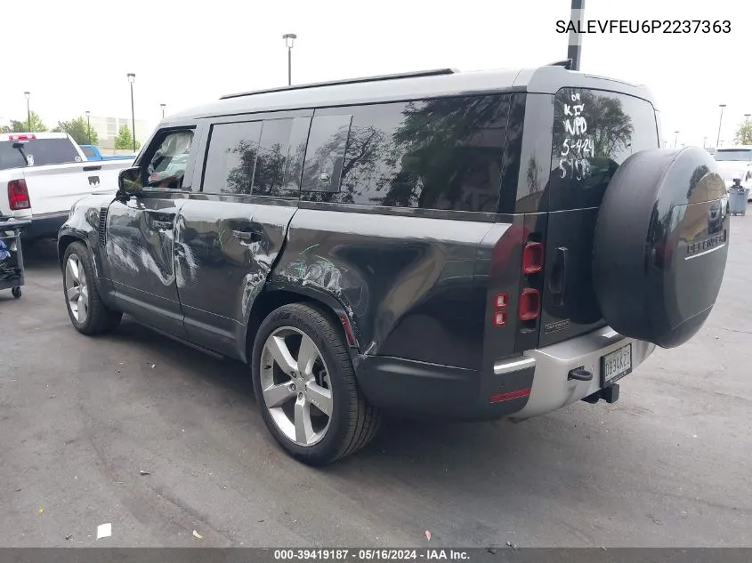 2023 Land Rover Defender 130 First Edition VIN: SALEVFEU6P2237363 Lot: 39419187