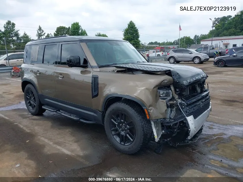 2023 Land Rover Defender 110 S VIN: SALEJ7EX0P2123919 Lot: 39676880