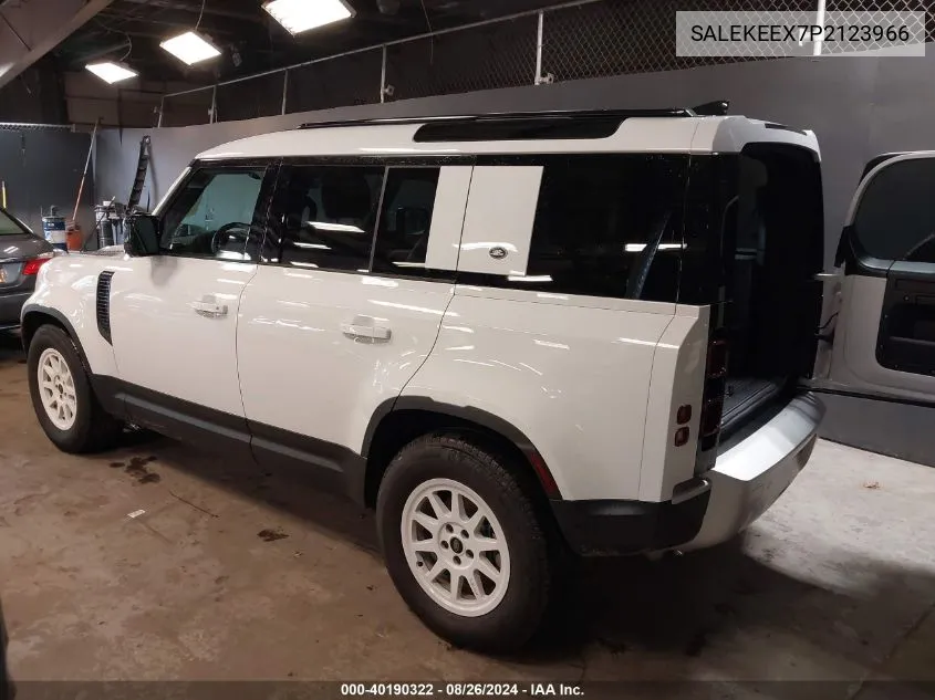 2023 Land Rover Defender 110 Standard VIN: SALEKEEX7P2123966 Lot: 40190322