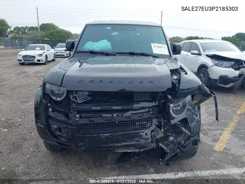 Auction sale of the 2023 Land Rover Defender , vin: SALE27EU3P2185303, lot number: 41388274