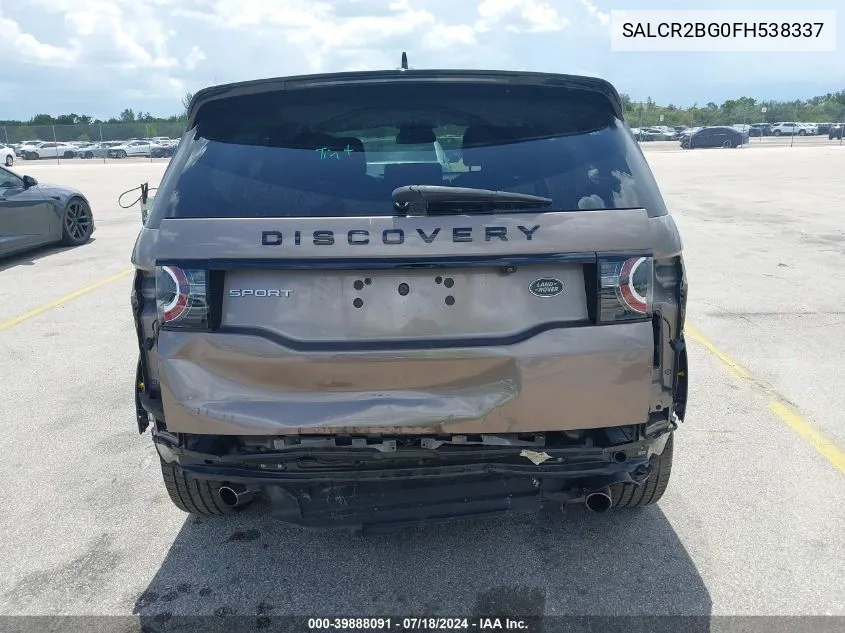 SALCR2BG0FH538337 2015 Land Rover Discovery Sport Hse