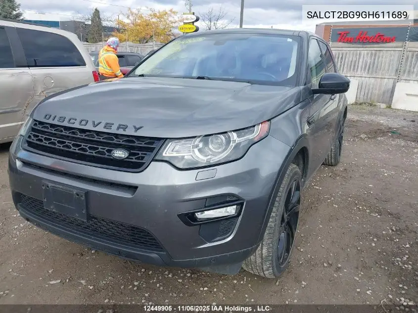 SALCT2BG9GH611689 2016 Land Rover Discovery Sport Hse Luxury