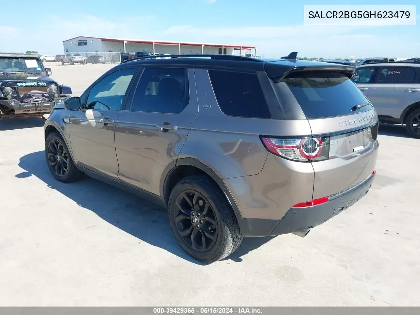 2016 Land Rover Discovery Sport Hse VIN: SALCR2BG5GH623479 Lot: 39429365