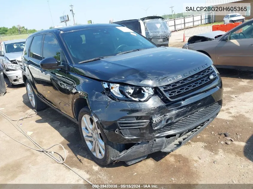 SALCP2BG2GH605365 2016 Land Rover Discovery Sport Se