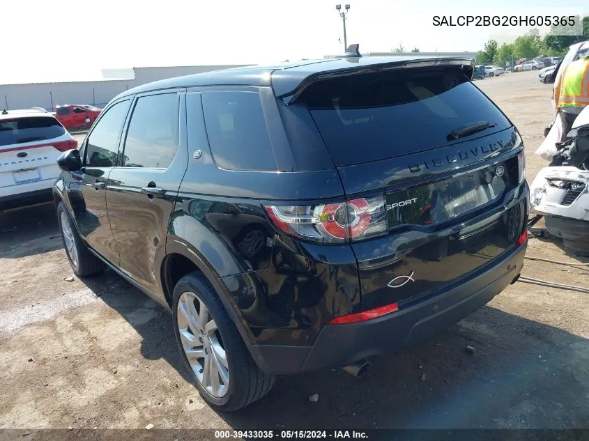 SALCP2BG2GH605365 2016 Land Rover Discovery Sport Se