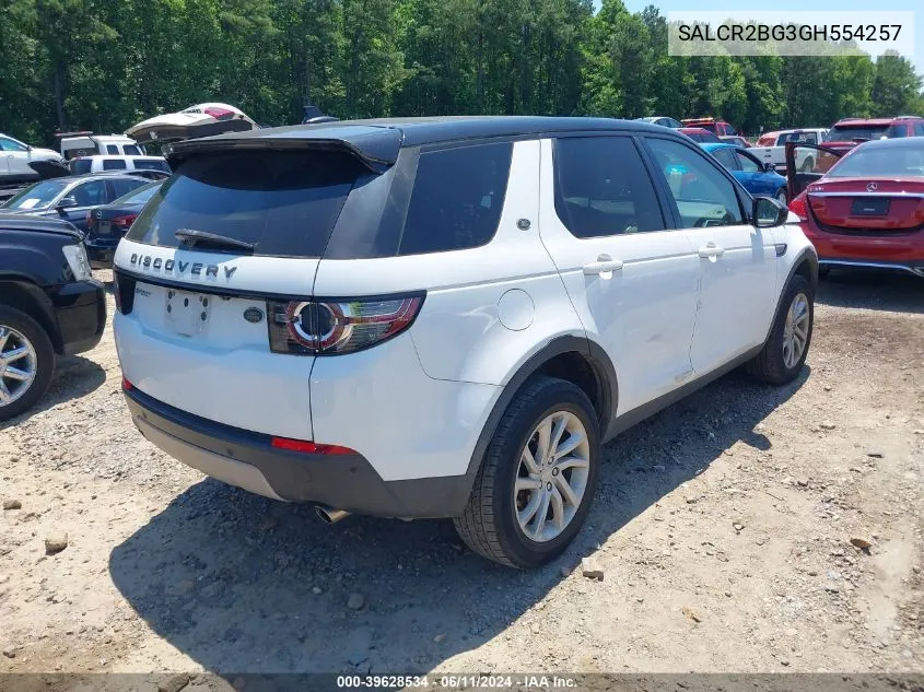 2016 Land Rover Discovery Sport Hse VIN: SALCR2BG3GH554257 Lot: 39628534