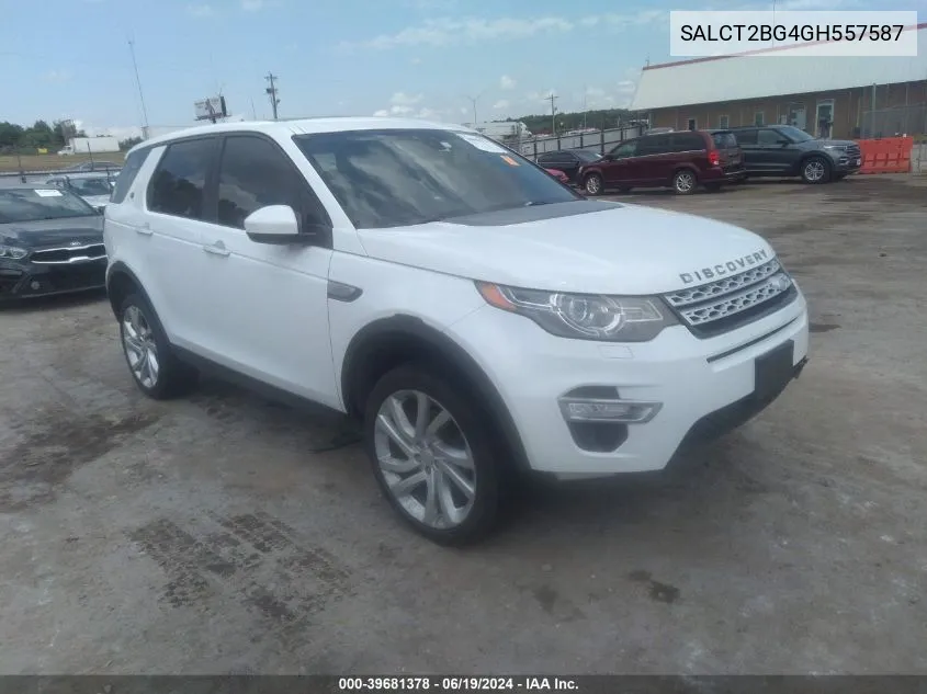 SALCT2BG4GH557587 2016 Land Rover Discovery Sport Hse Lux