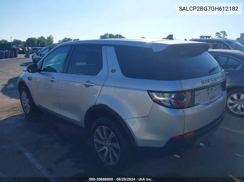 SALCP2BG7GH612182 2016 Land Rover Discovery Sport Se