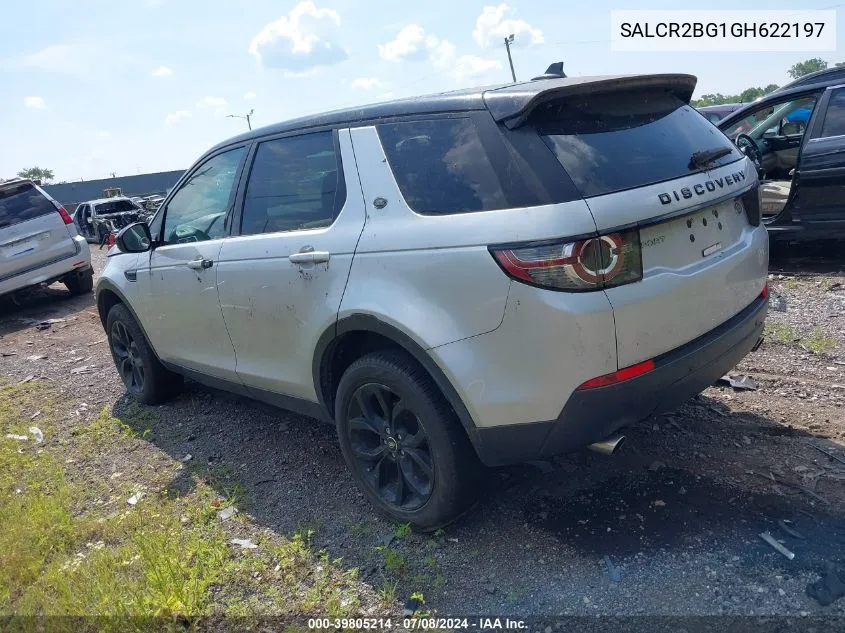 2016 Land Rover Discovery Sport Hse VIN: SALCR2BG1GH622197 Lot: 39805214