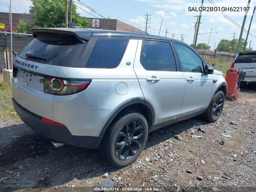 SALCR2BG1GH622197 2016 Land Rover Discovery Sport Hse