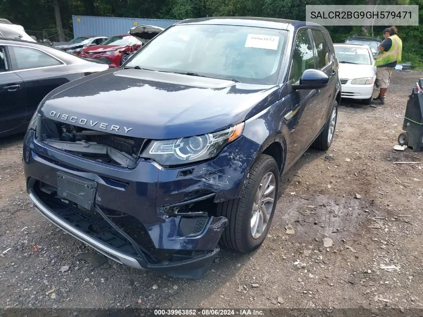 SALCR2BG9GH579471 2016 Land Rover Discovery Sport Hse