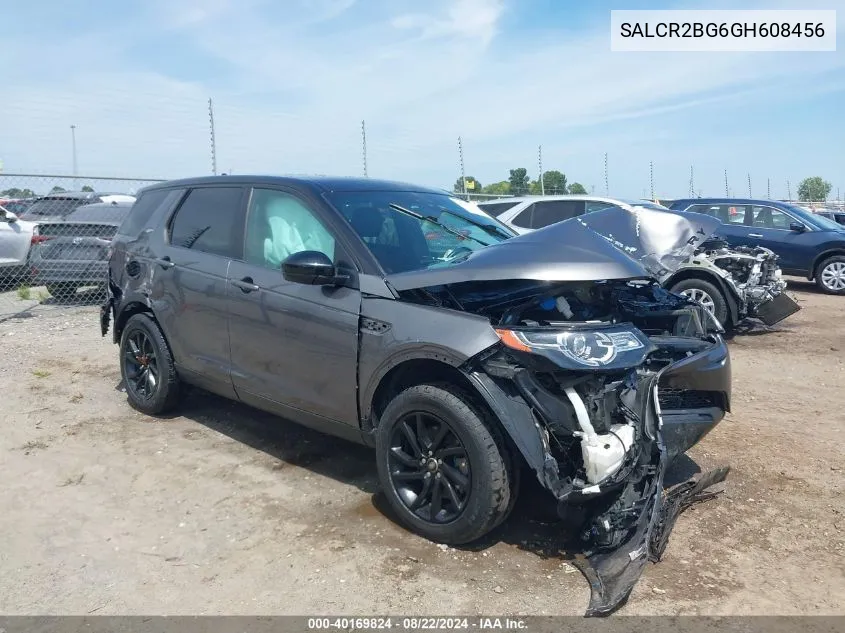 2016 Land Rover Discovery Sport Hse VIN: SALCR2BG6GH608456 Lot: 40169824