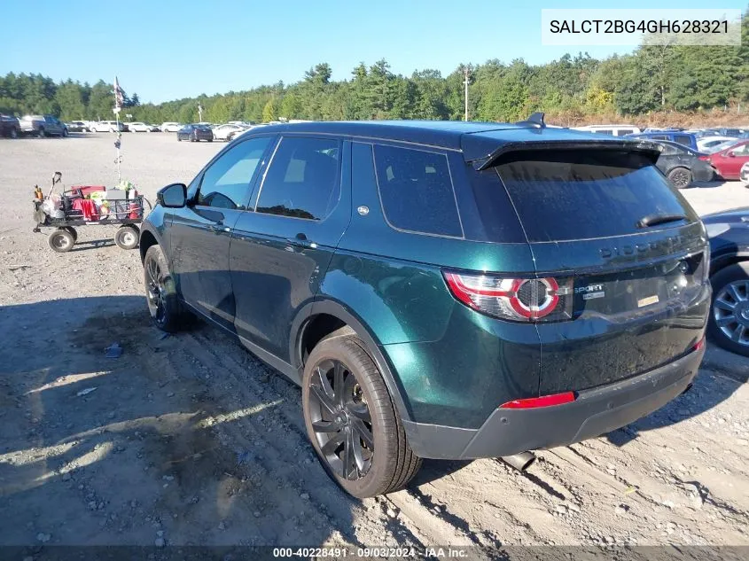 SALCT2BG4GH628321 2016 Land Rover Discovery Sport Hse Lux