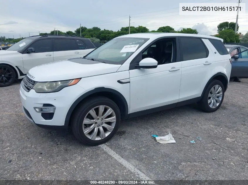 2016 Land Rover Discovery Sport Hse Lux VIN: SALCT2BG1GH615171 Lot: 40248290