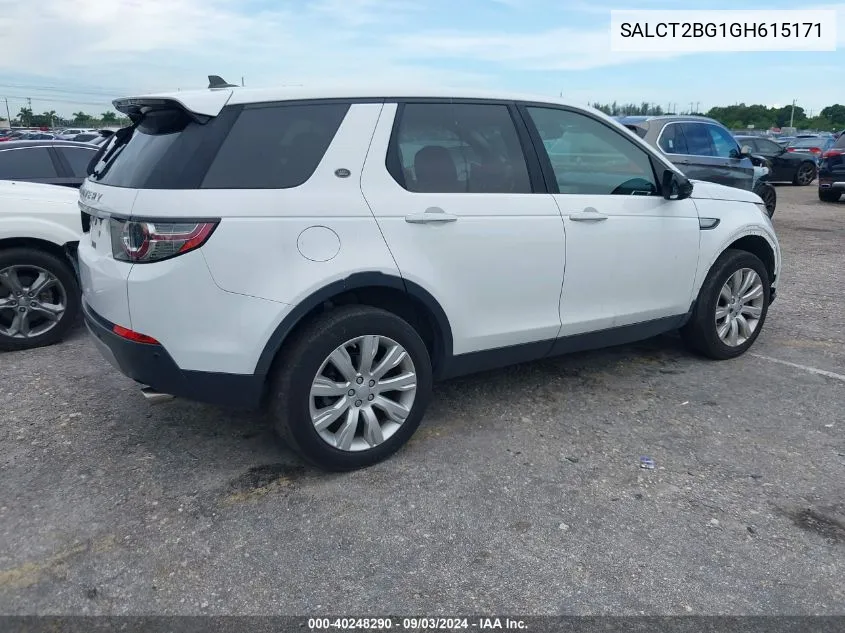 2016 Land Rover Discovery Sport Hse Lux VIN: SALCT2BG1GH615171 Lot: 40248290