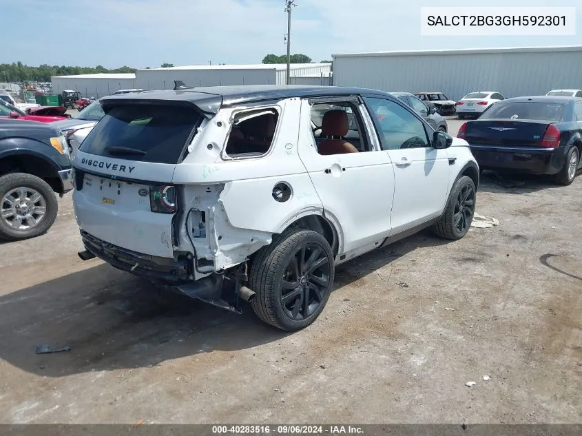 SALCT2BG3GH592301 2016 Land Rover Discovery Sport Hse Lux