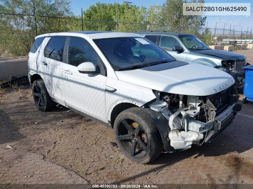 2016 Land Rover Discovery Sport Hse Lux VIN: SALCT2BG1GH625490 Lot: 40390703